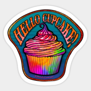 Hello, Cupcake! Sticker